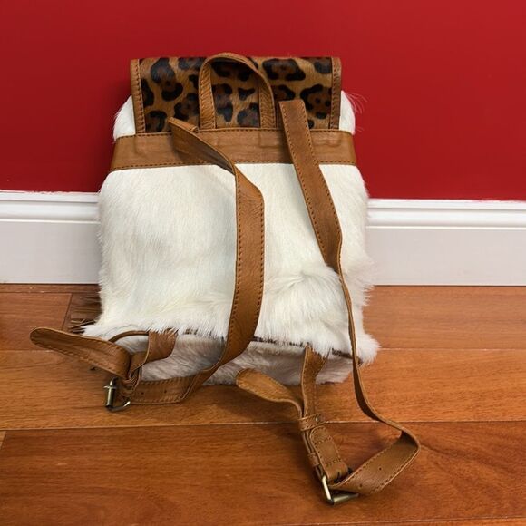 Jaded Gypsy backpack Leopard Print‎ and White Fur Women\'s Backpack main image 11
